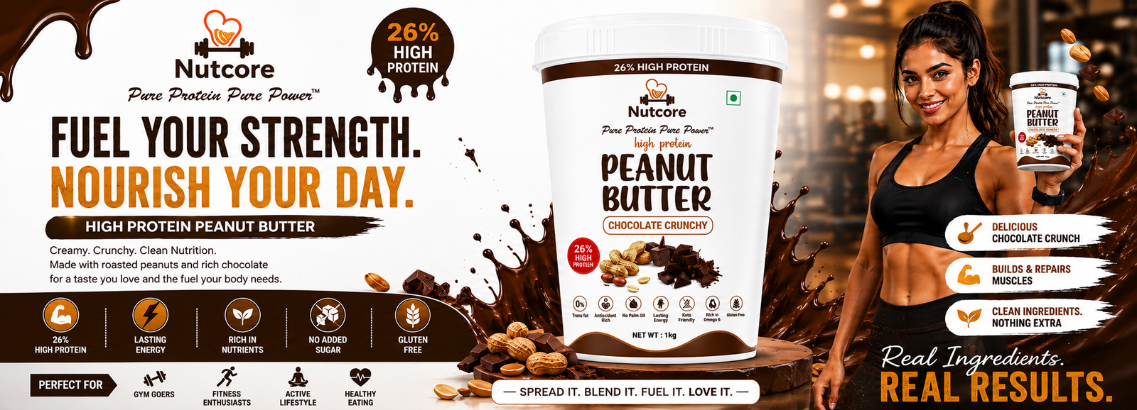 Nutcore everyday nutrition promotional banner