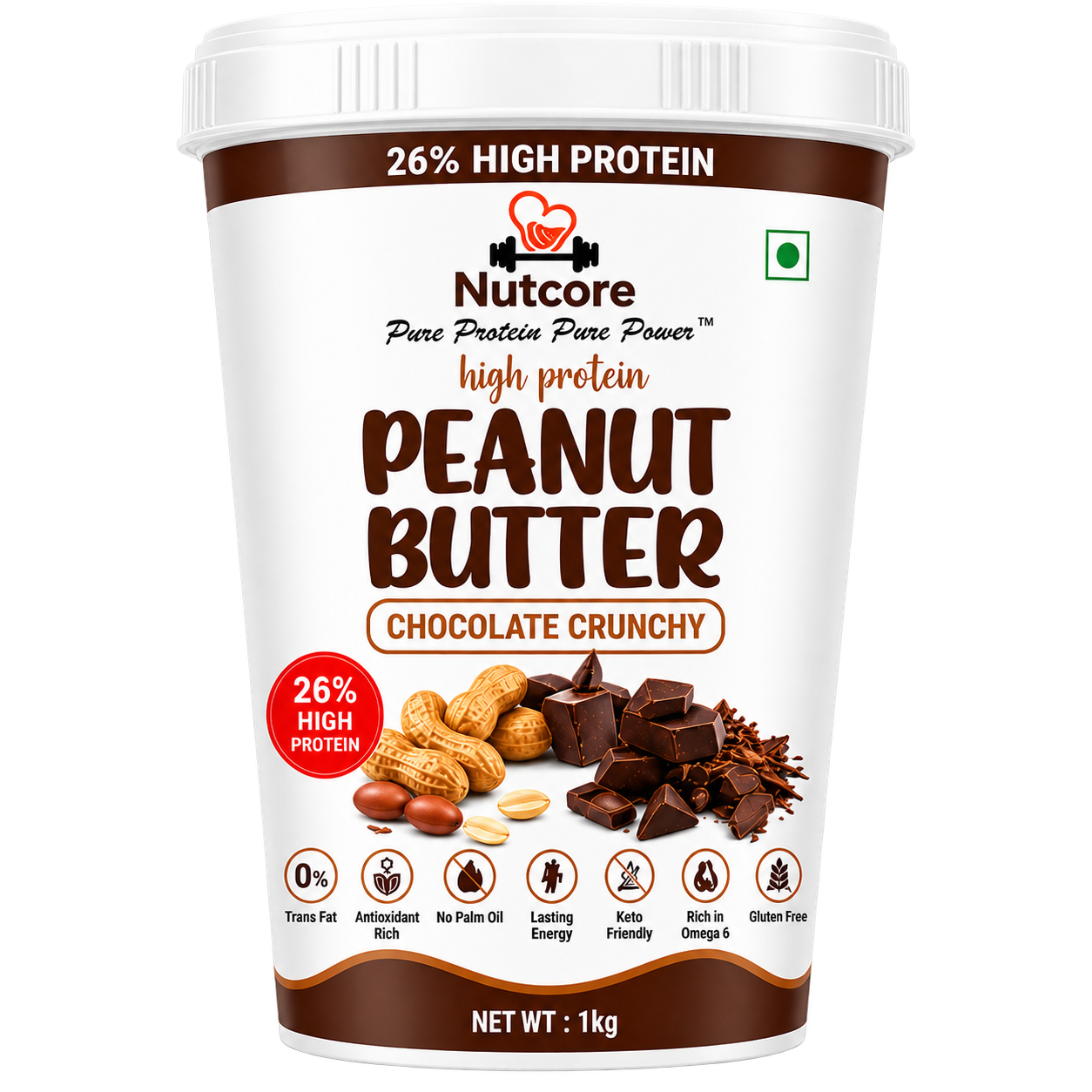 Nutcore High Protein Peanut Butter